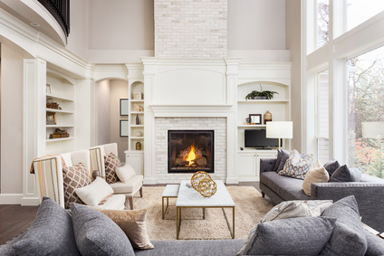 Luxurious Living Room in new home