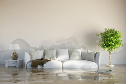 Wasserschaden im Haus nach Überschwemmung